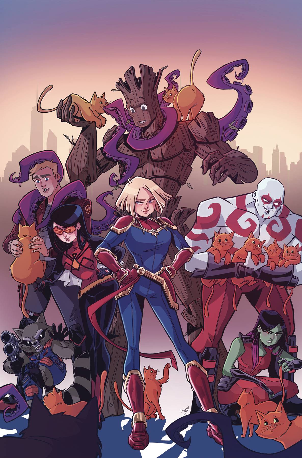 Marvel Action Captain Marvel #3 Cover A Boo (Of 3)