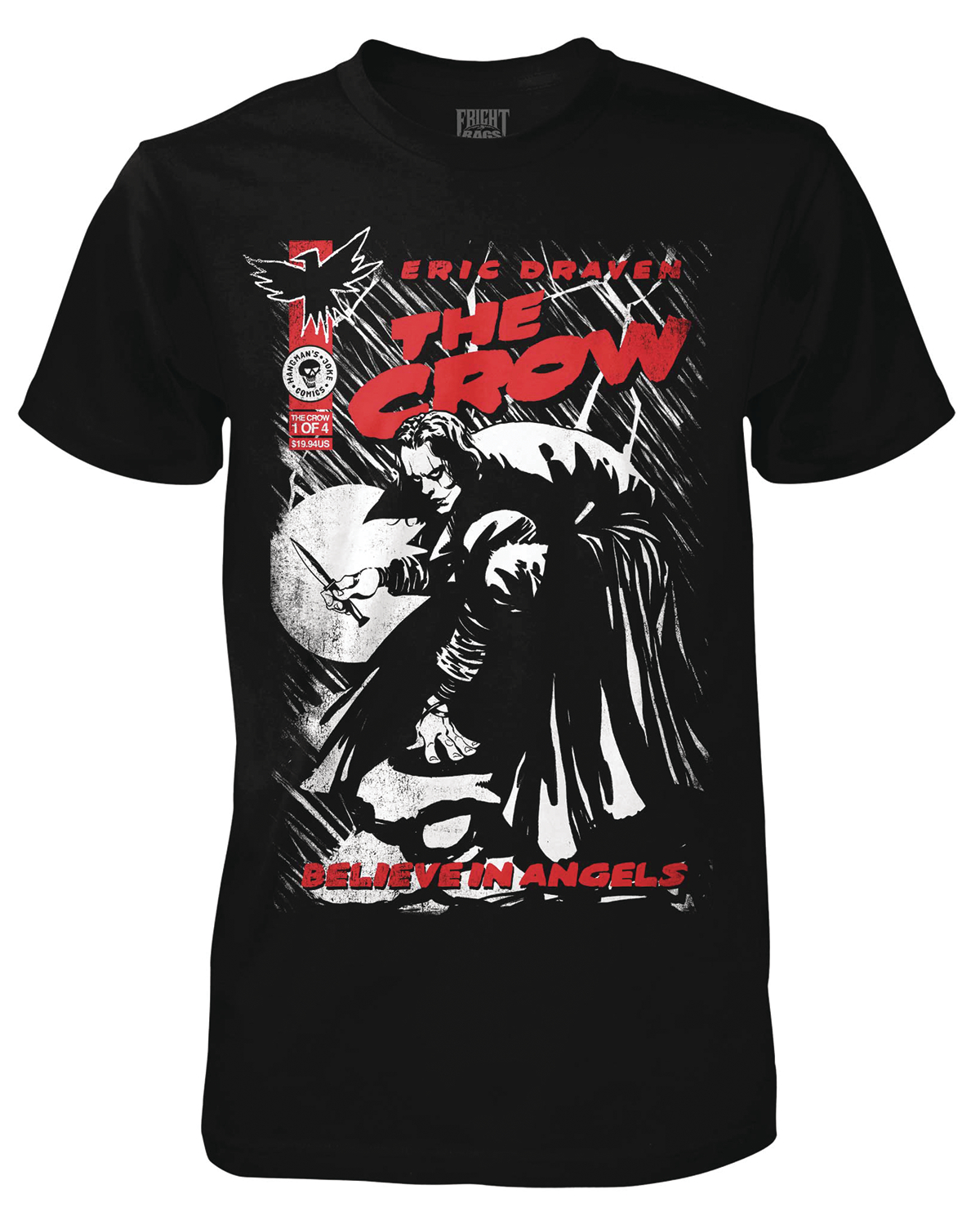 The Crow Issue #1 Px Black T-Shirt Large