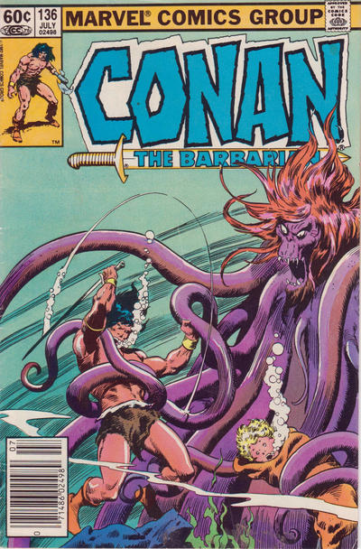 Conan The Barbarian #136 [Newsstand]-Very Good (3.5 – 5)