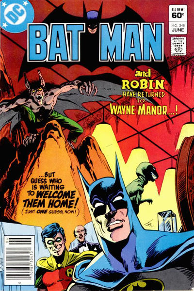 Batman #348 [Newsstand]-Near Mint (9.2 - 9.8)