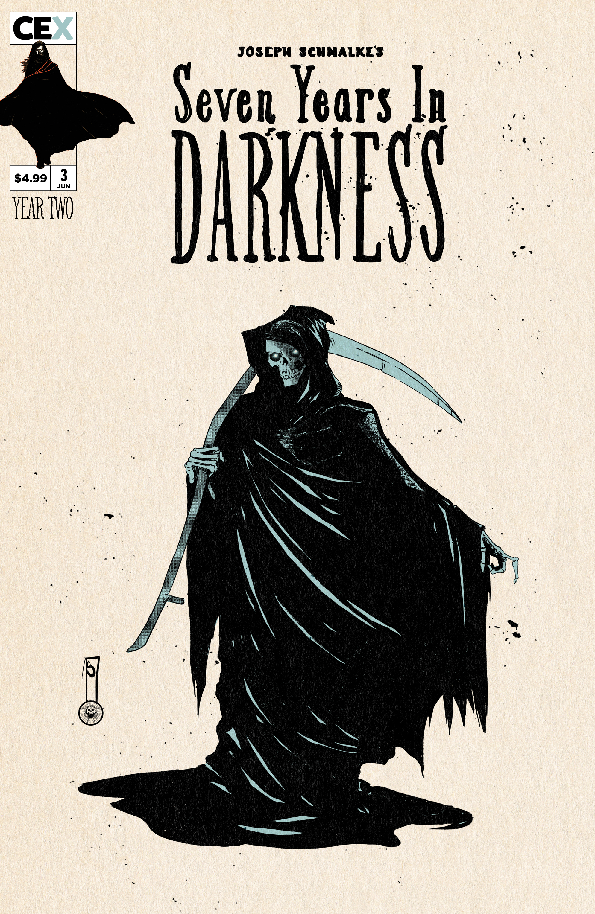 Seven Years in Darkness Year Two #3 Cover A Joseph Schmalke Card Stock (Of 4)