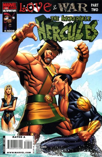 Incredible Hercules #122 [Cover A](2008)-Near Mint (9.2 - 9.8)