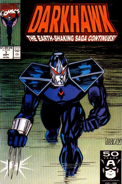 Darkhawk #7 [Direct] - Vf+ 8.5