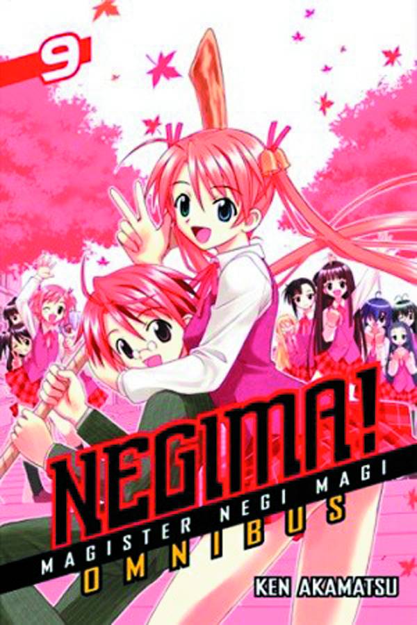 Negima Omnibus Manga Volume 9