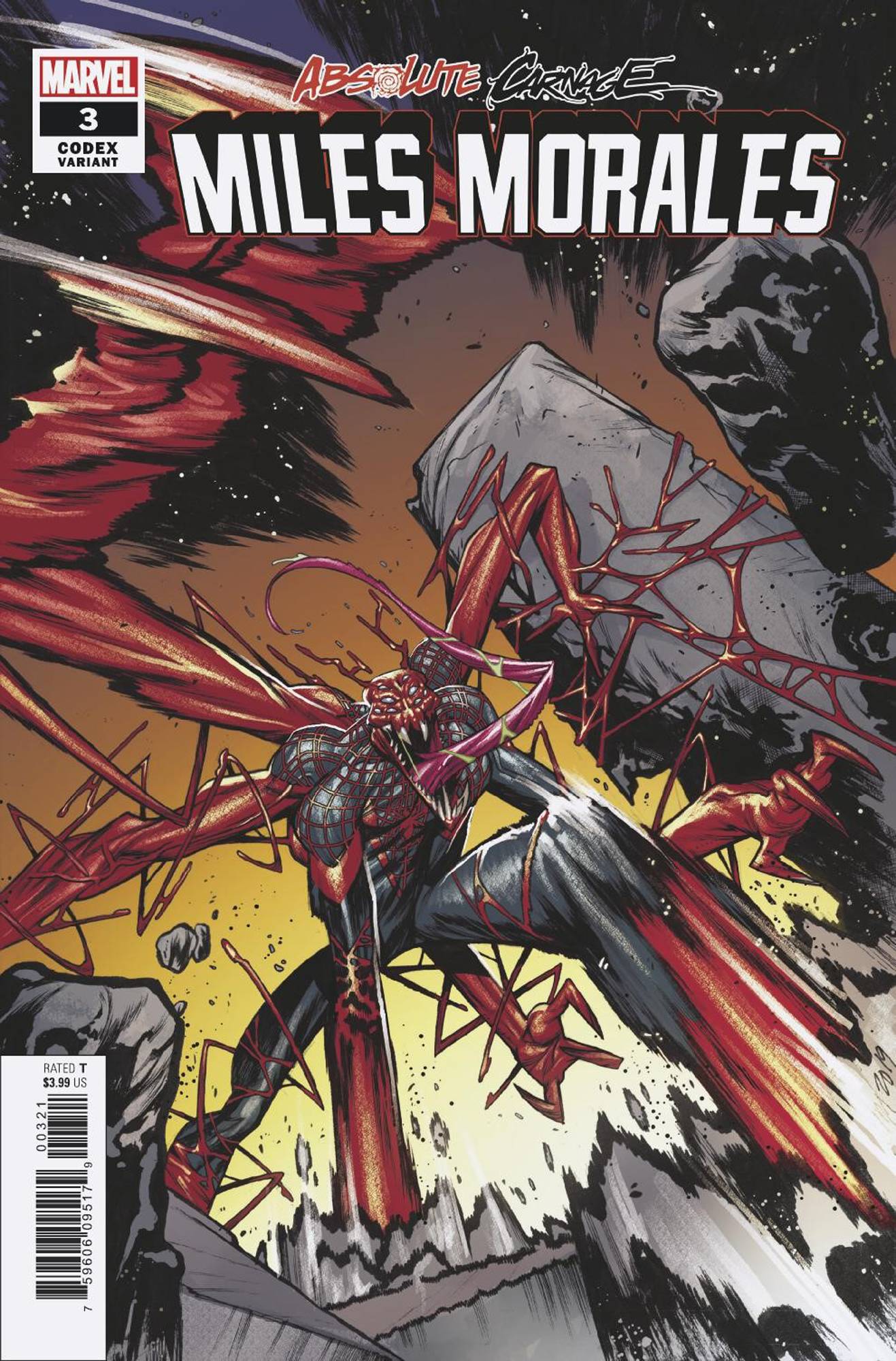 Absolute Carnage Miles Morales #3 Jacinto Codex Variant A (Of 3)