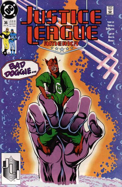 Justice League America #36 [Direct]-Fine (5.5 – 7) (1987)