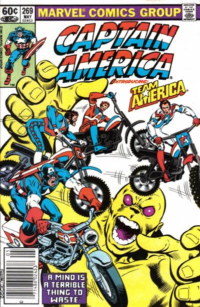 Captain America #269 [Newsstand]-Fine (5.5 – 7)