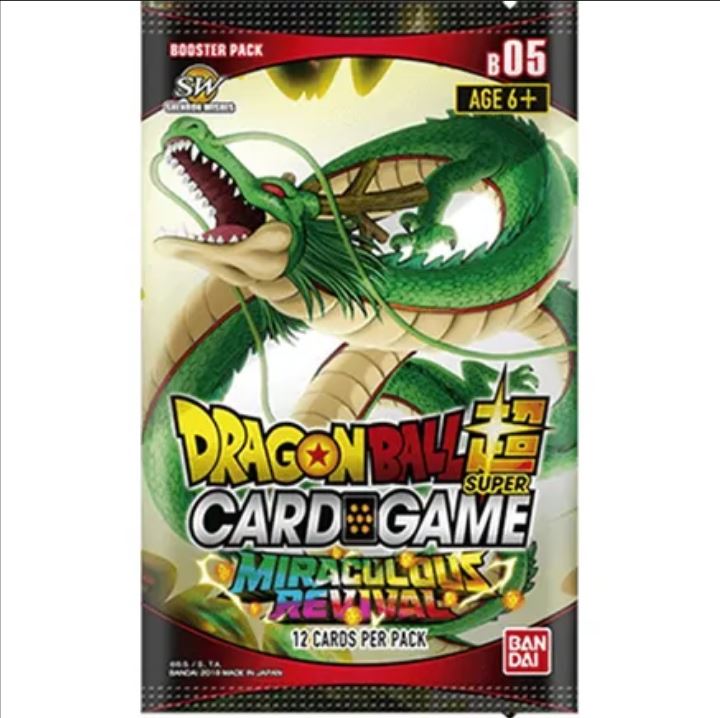 Dragon Ball Super TCG: Series 5 Miraculous Revival Booster Pack (12)