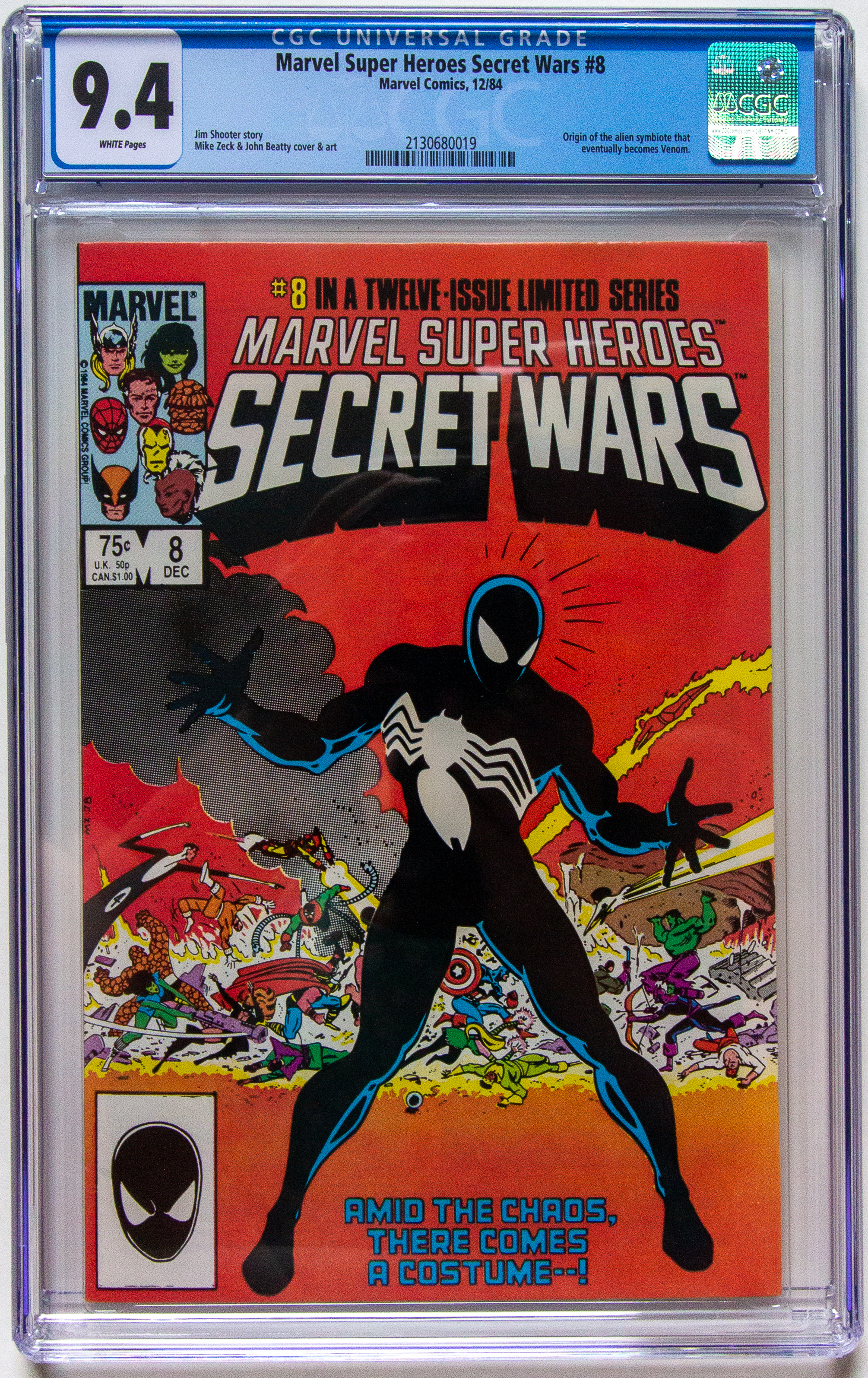 Marvel Super Heroes Secret Wars #8 CGC 9.4