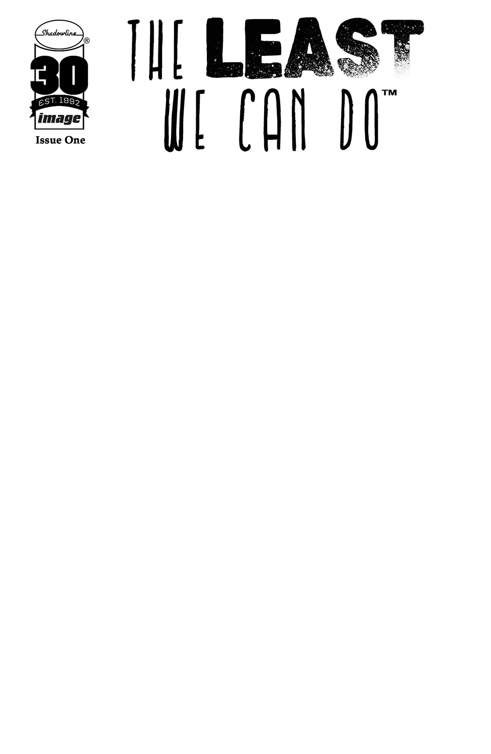 Least We Can Do #1 Cover D Blank Cover