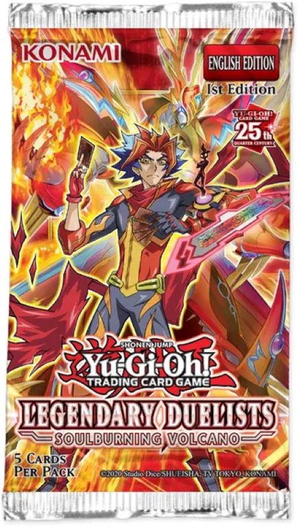 Yu-Gi-Oh! TCG: Legendary Duelists Soulburning Volcano Booster Pack (5)