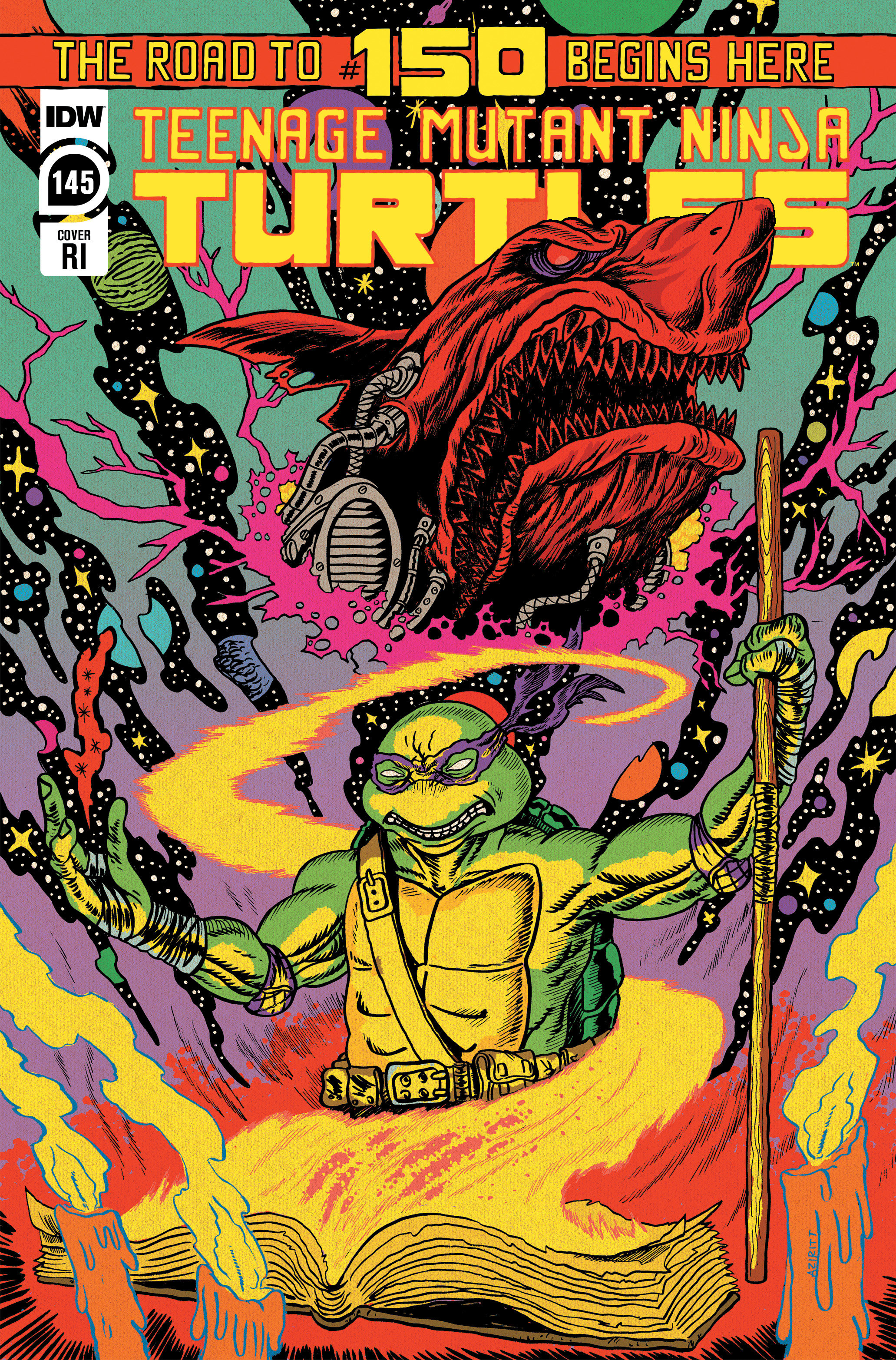 Teenage Mutant Ninja Turtles Ongoing #145 Cover Ziritt 1 for 10 Incentive