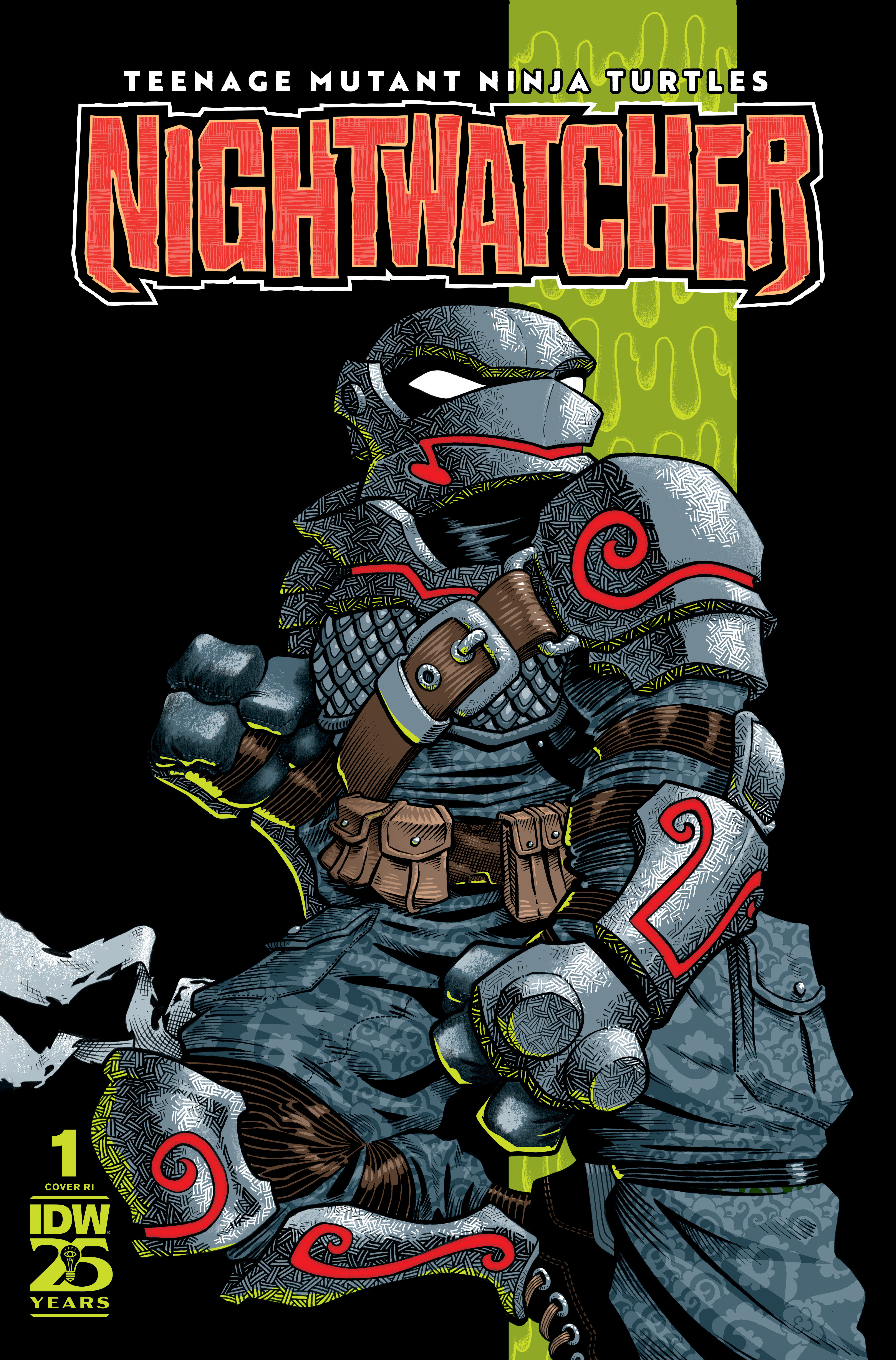 Teenage Mutant Ninja Turtles: Nightwatcher #1 Cover Retailer J. Gonzo 1 for 10 Incentive Variant