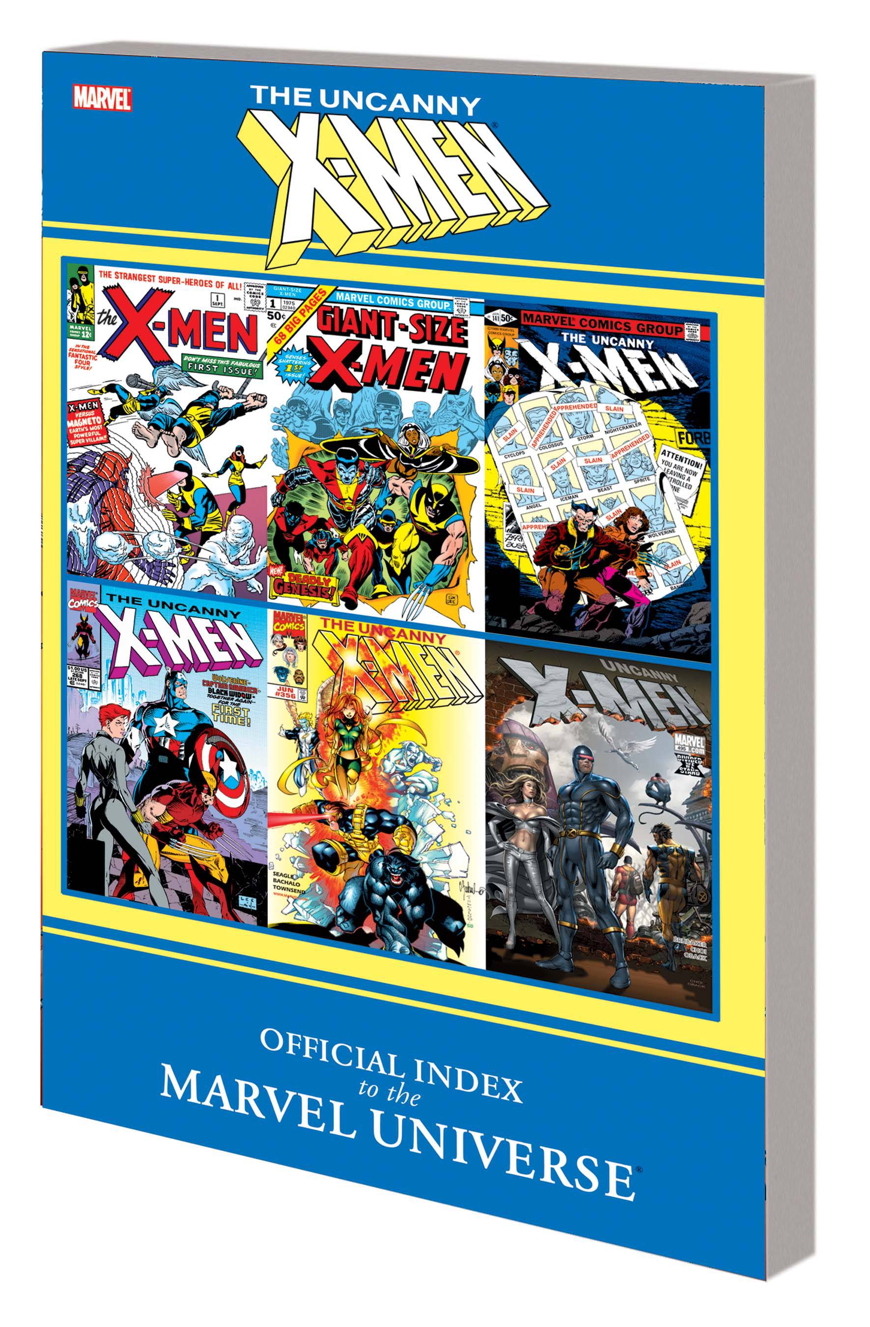 Uncanny X-Men Off Index Marvel Universe Graphic Novel