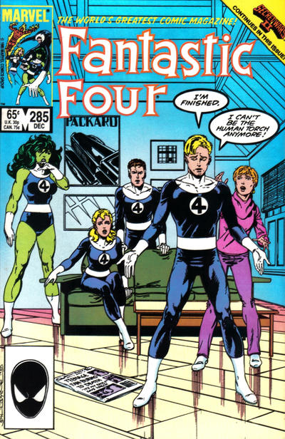 Fantastic Four #285 [Direct]-Very Fine (7.5 – 9)