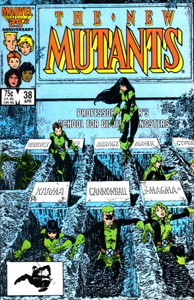 The New Mutants #38 [Direct](1983)-Near Mint (9.2 - 9.8)