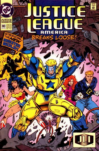 Justice League America #80 (1989)[Direct]-Fine (5.5 – 7)