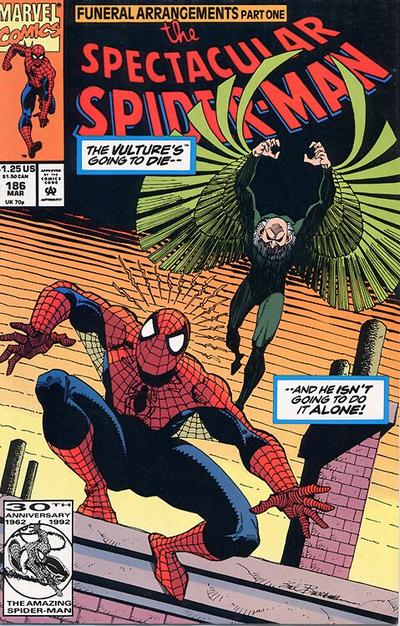 The Spectacular Spider-Man #186 [Direct]-Very Fine/Excellent -7.5