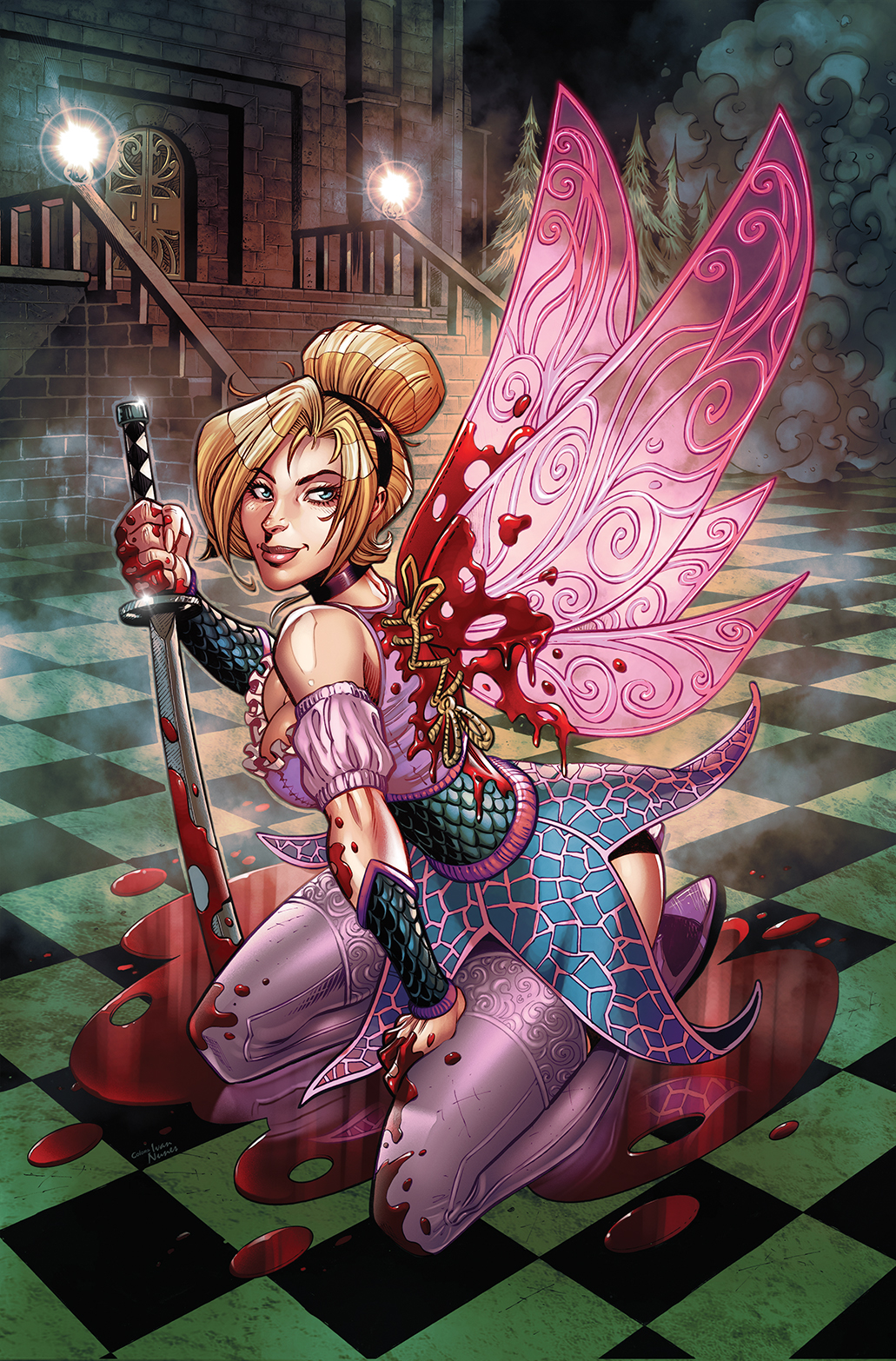 Grimm Univ Cinderella Fairy World Massacre Volume 1 Cover B Tarragona
