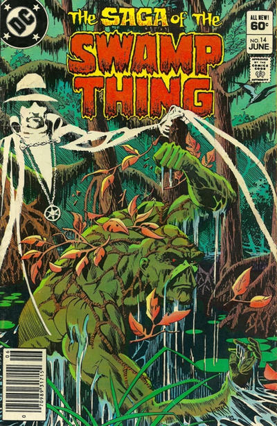 The Saga of Swamp Thing #14 [Newsstand]-Very Fine
