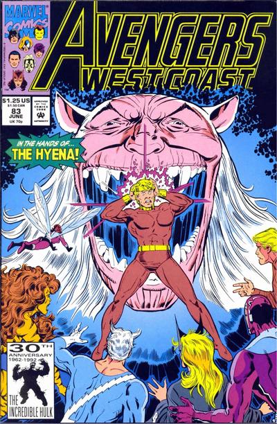 Avengers West Coast #83 [Direct]-Fine (5.5 – 7)