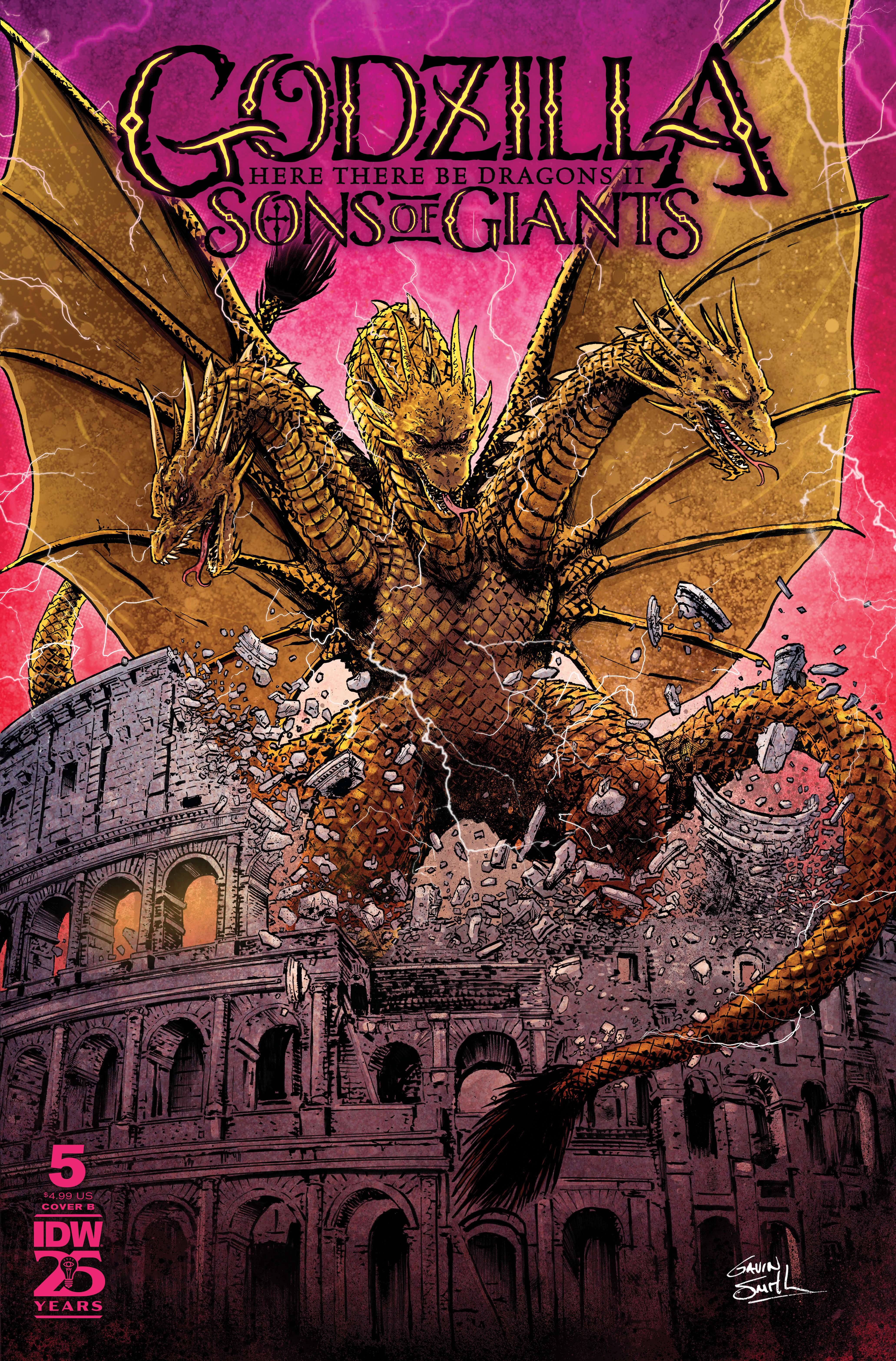 Godzilla: Here There Be Dragons II--Sons of Giants #5 Cover B Smith