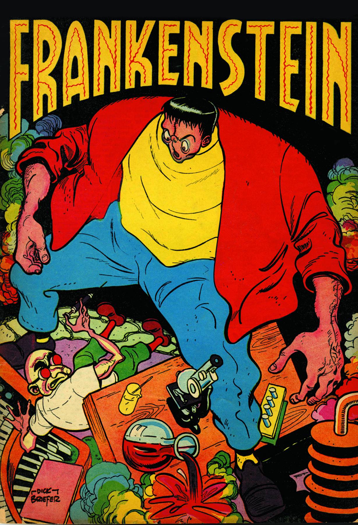 Frankenstein Mad Science of Dick Briefer Graphic Novel