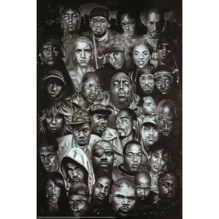 Legends of Rap And Hip Hop Poster 