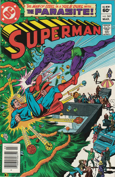 Superman #369 [Newsstand]-Fine (5.5 – 7)