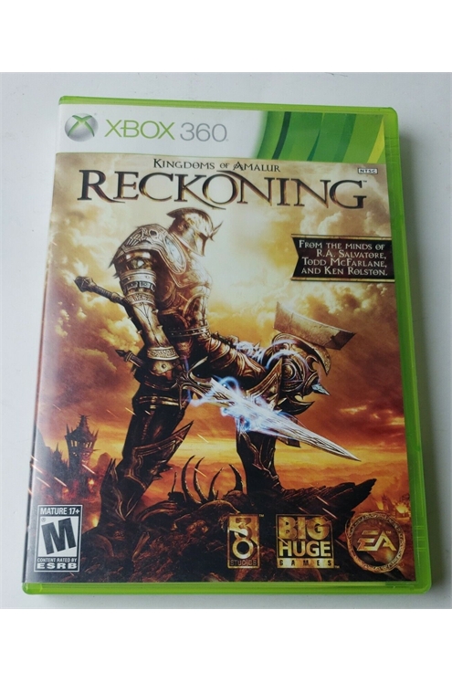 Xbox 360 Xb360 Kingdoms of Amalur Reckoning