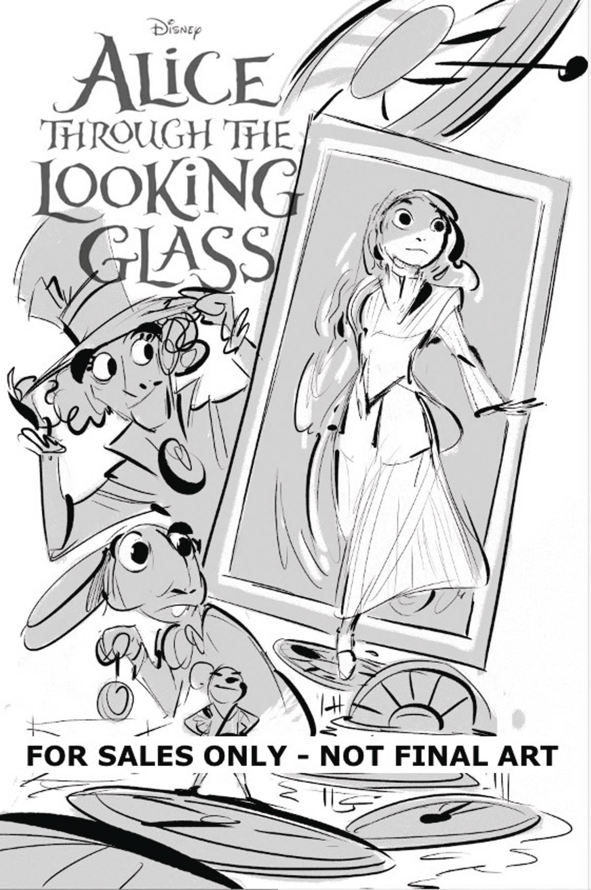 Disney Alice Through The Looking Glass Graphic Novel