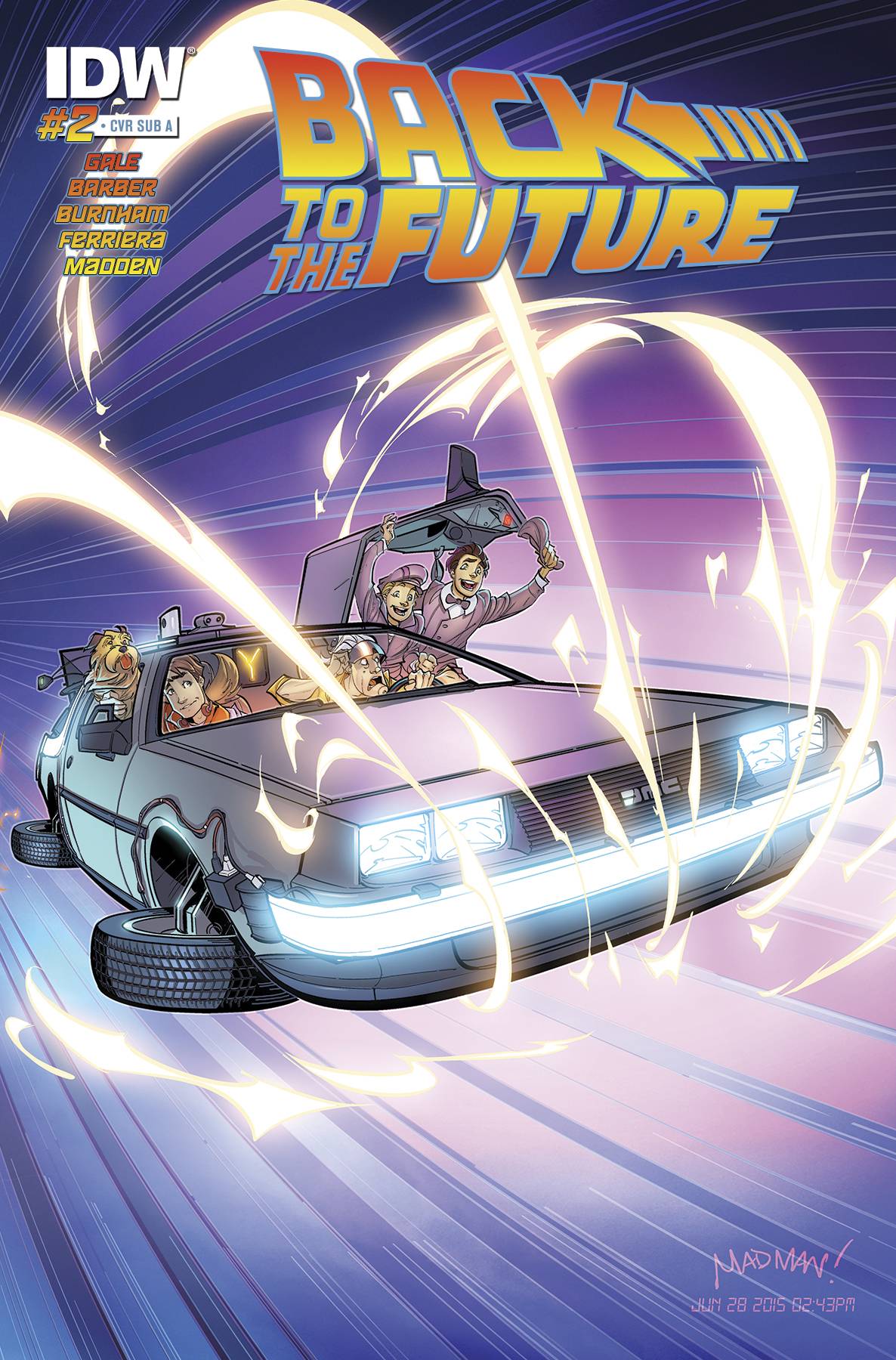 Back To the Future 2 Delorean Sub Variant ComicHub
