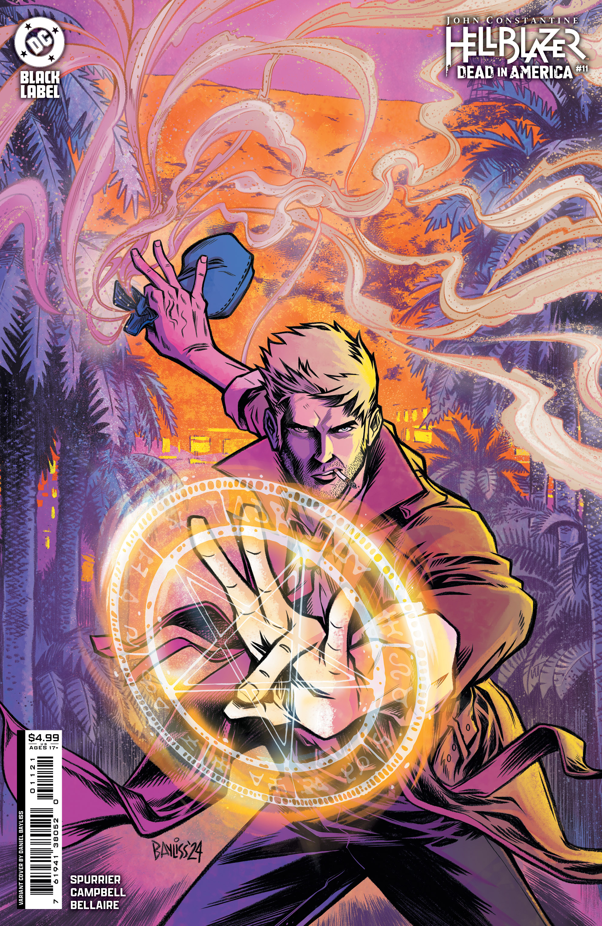 John Constantine, Hellblazer Dead in America #11 (Of 11) Cover B Daniel Bayliss Variant (Mature)