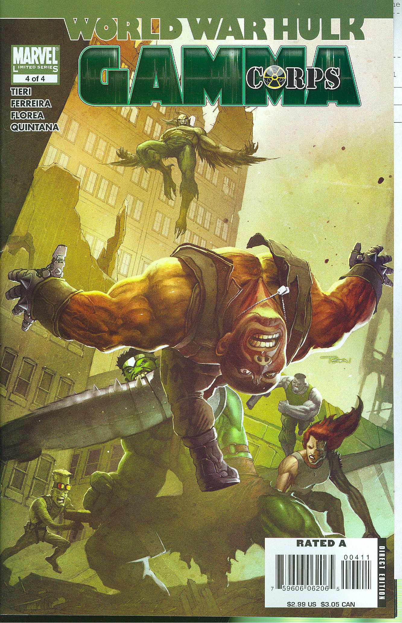 World War Hulk Gamma Corps #4