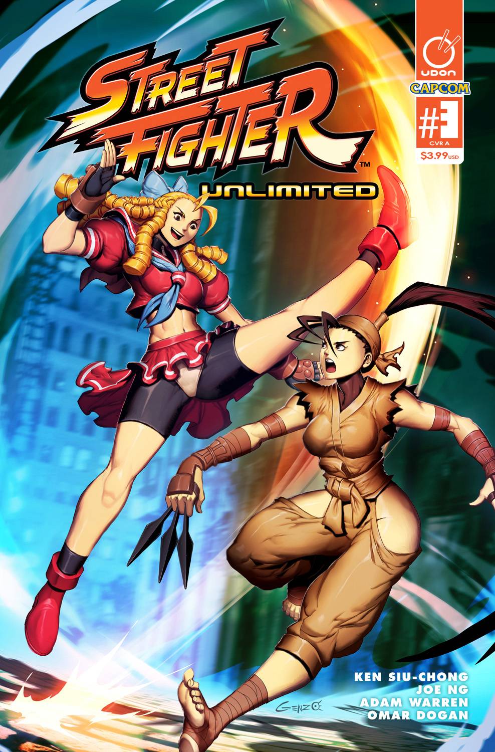 Street Fighter Unlimited #3 Cover A Genzoman Story