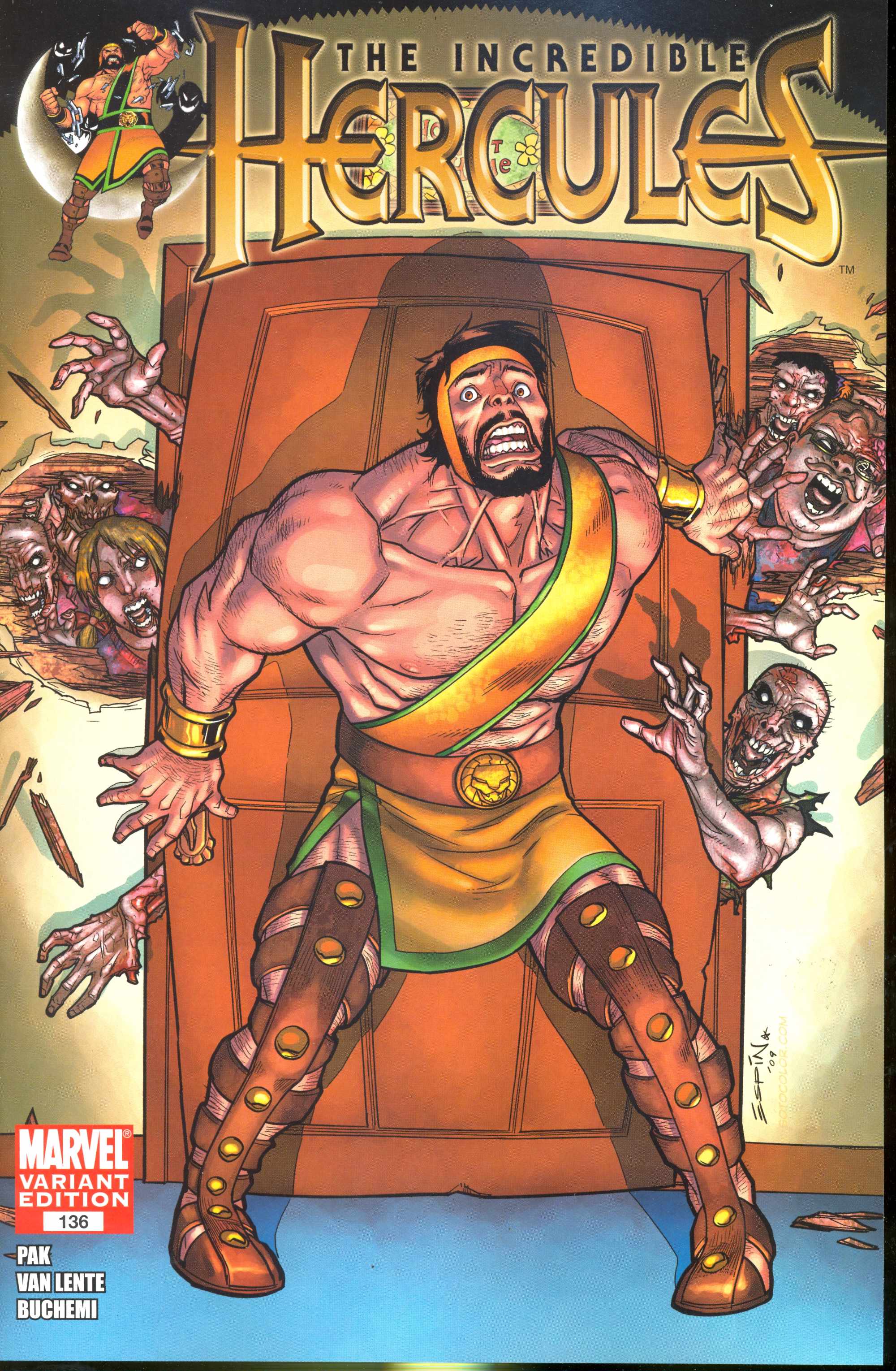 Incredible Hercules #136 (Zombie Variant) (2008)