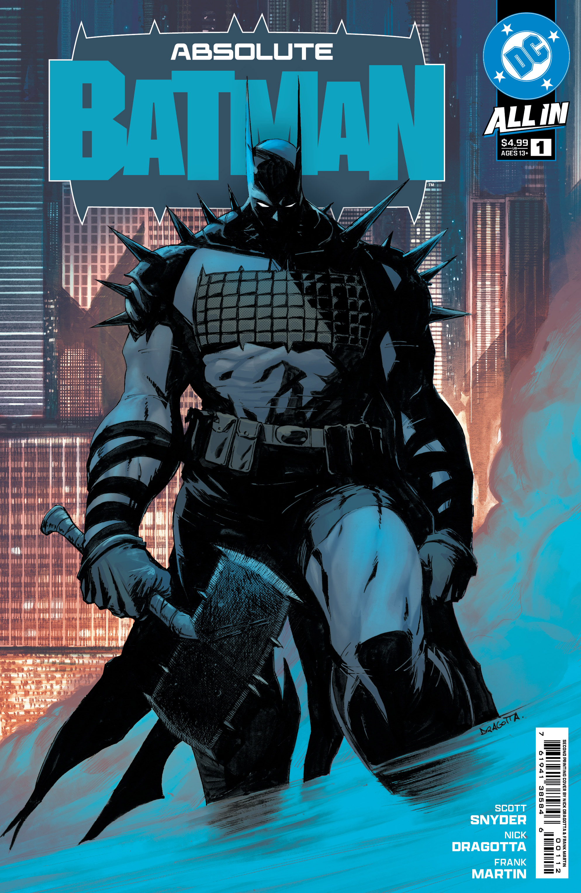 Absolute Batman #1 Second Printing Cover A Nick Dragotta