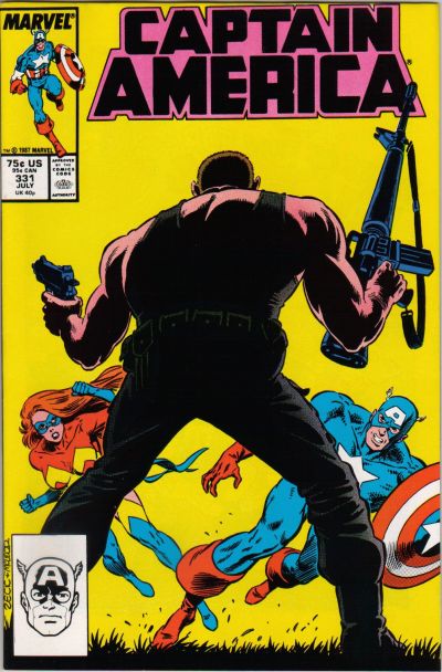 Captain America #331 [Direct] - Fn/Vf 7.0