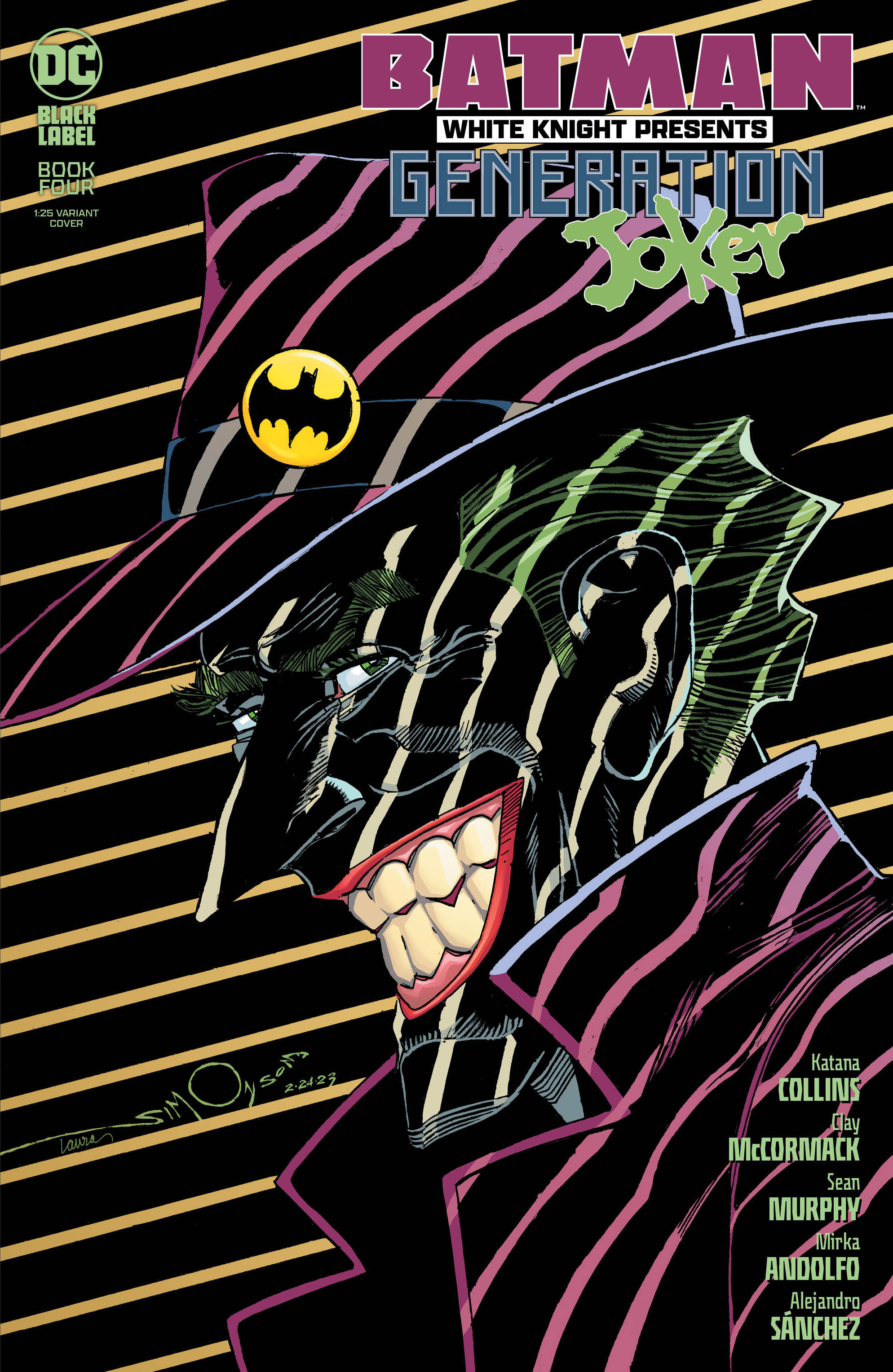 Batman White Knight Presents Generation Joker #4 Cover C 1 for 25 Incentive Walter Simonson Variant (Ma (Of 6)