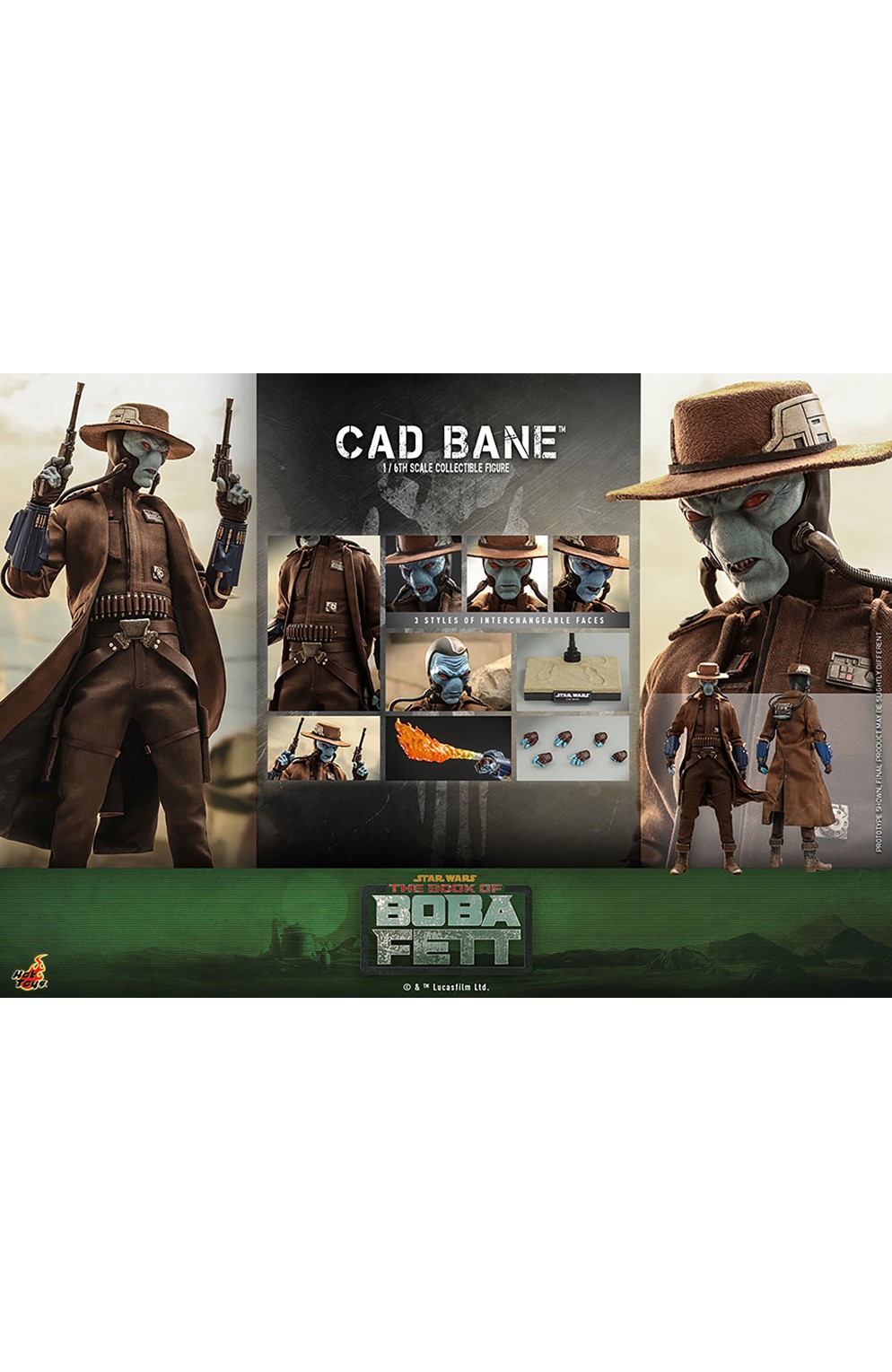 Cad Bane Hot Toys Sixth Scale Figure