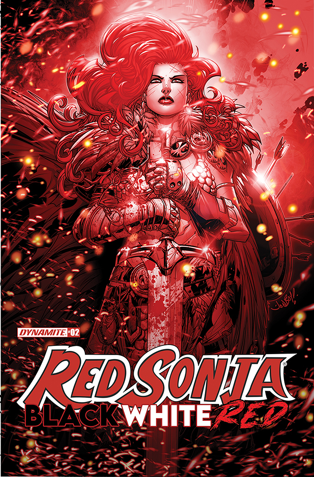 Red Sonja Black White Red #2 Cover B Meyers