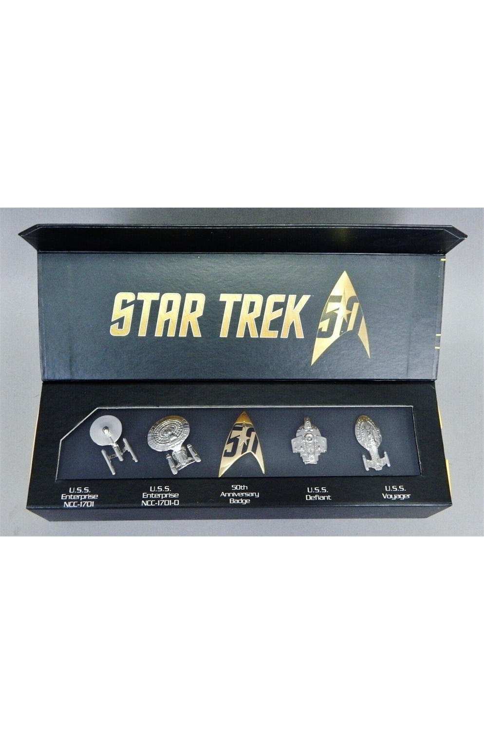 Star Trek 50th Anniversary Starfleet Pin Set 