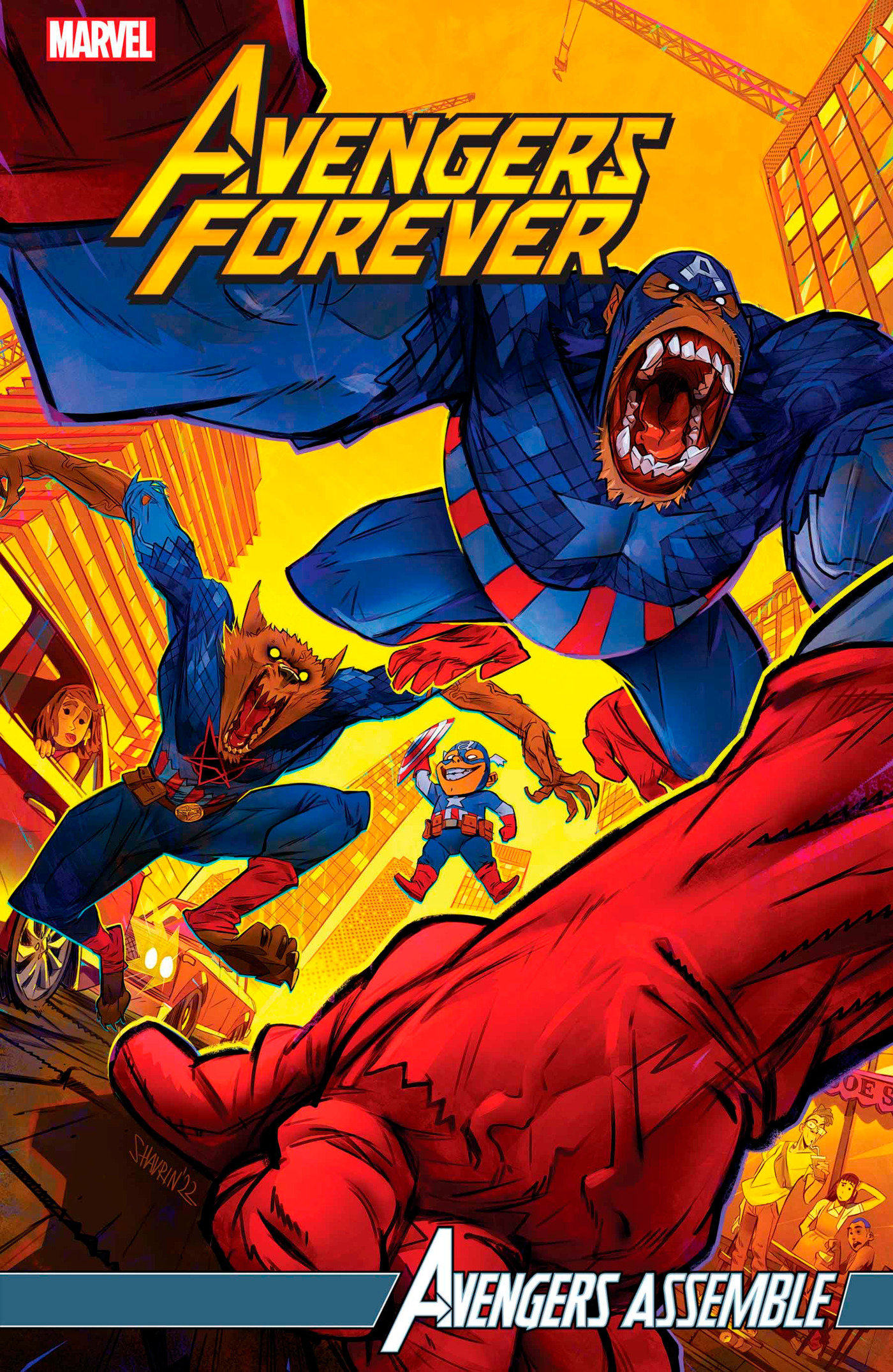 Avengers Forever #13 1 for 25 Incentive Shavrin Variant (2021)
