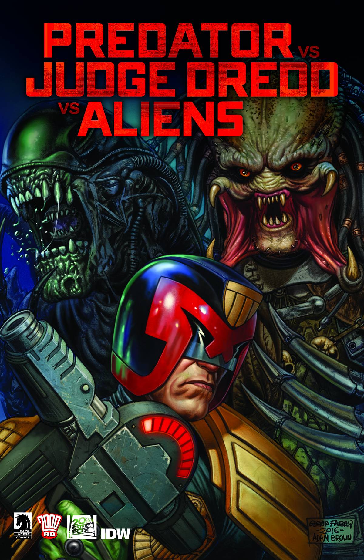 Predator Vs Judge Dredd Vs Aliens #4