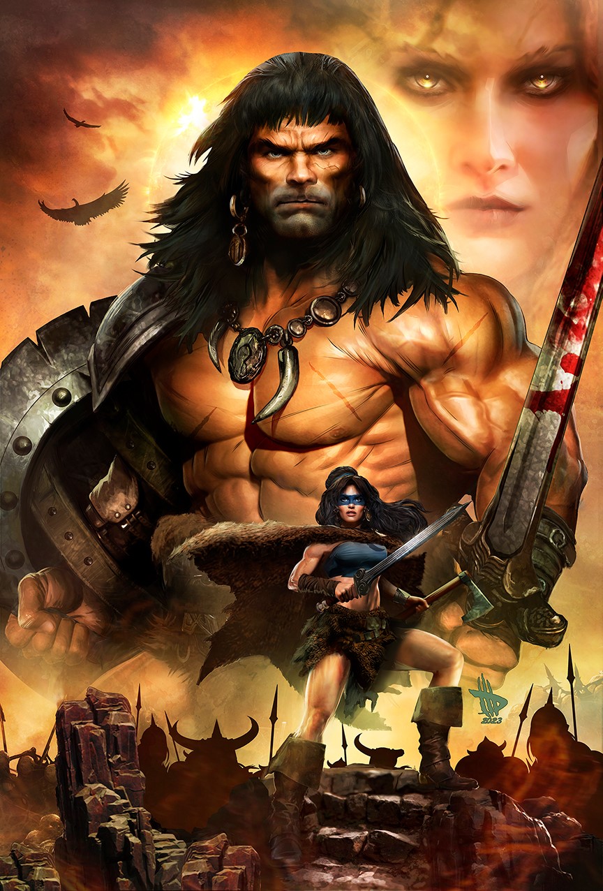Conan Barbarian #1 **Signed** Comickaze Dave Wilkins Exclusive Virgin Variant (Mature)