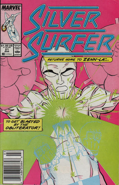 Silver Surfer #21 [Newsstand]