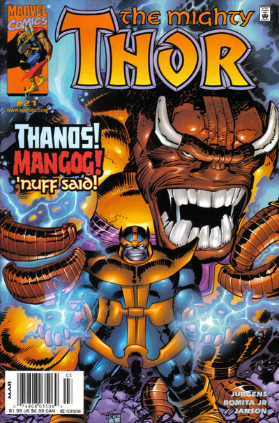 Thor #21 [Newsstand]-Fine (5.5 – 7)