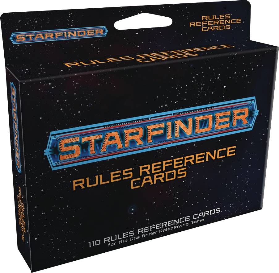 Starfinder RPG Rules Reference Cards Deck