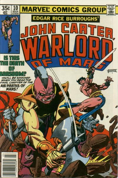 John Carter Warlord of Mars #10(1977)-Very Good (3.5 – 5)