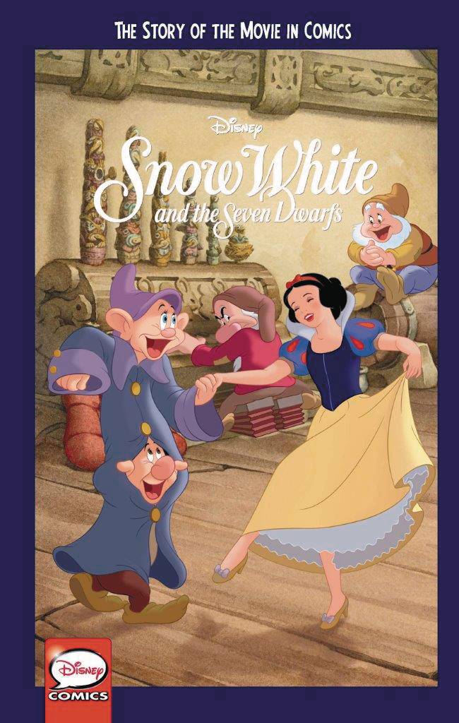 Disney Snow White & 7 Dwarfs Story of Movie In Comics Ya Graphic Novel
